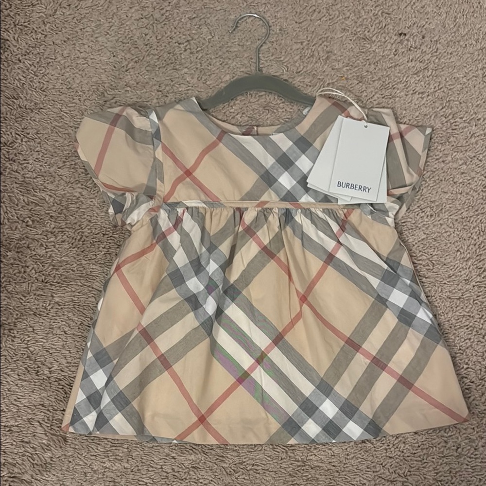 Burberry Zoey Plaid girls  blouse